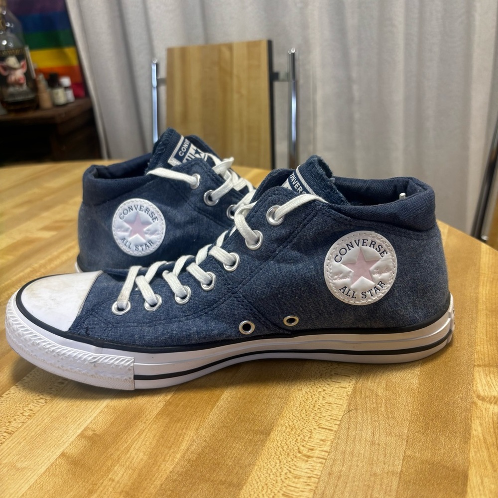 Converse Navy Blue High-Top Sneakers